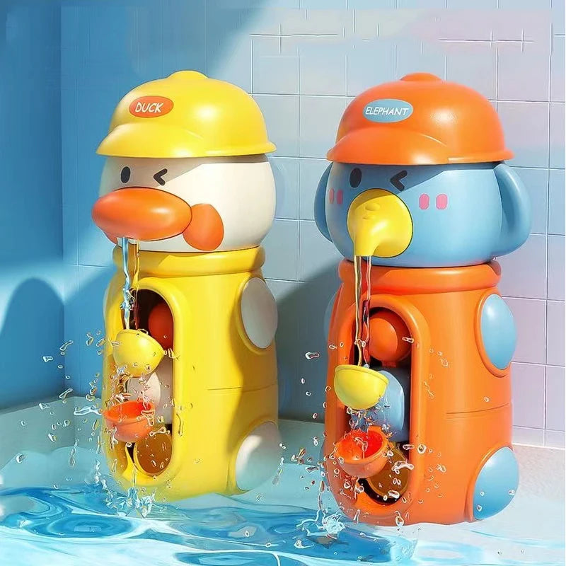 Cute Duck &amp; Elephant Baby Shower Bath Toys