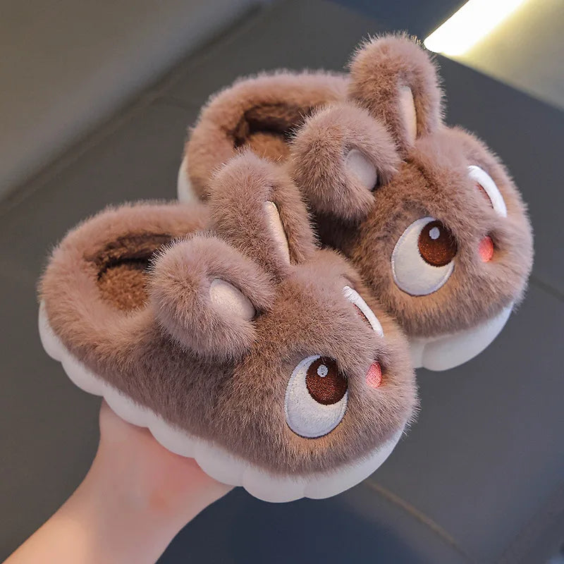 Kids Bunny Winter Slippers