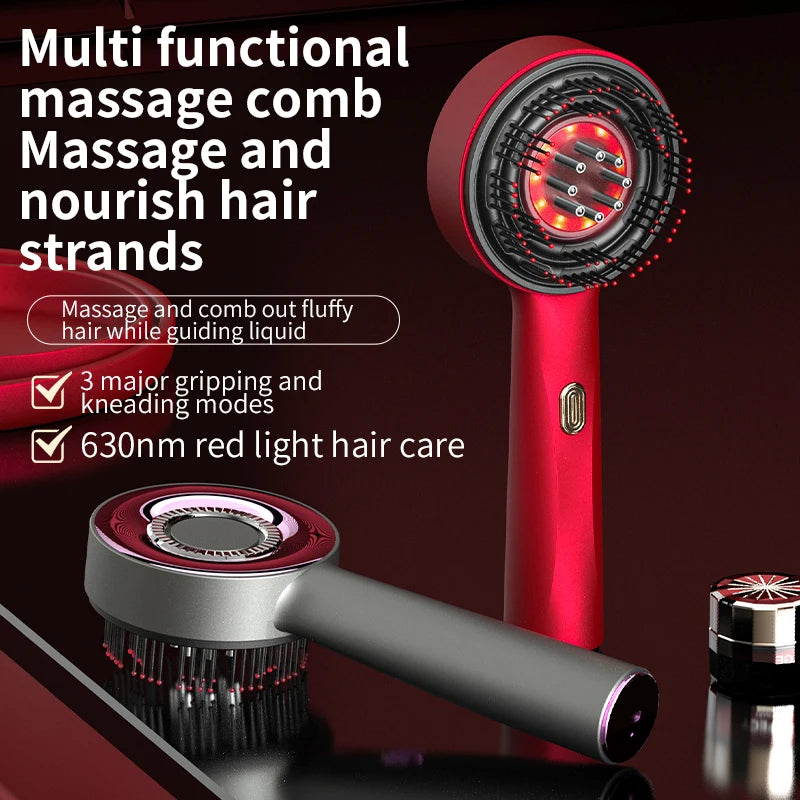 Electric Hair Regrowth Brush with Infrared Light Machine