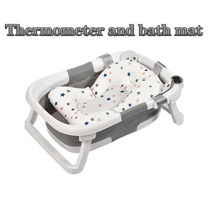 Real-Time Temperature Silicone Baby Bath Tub