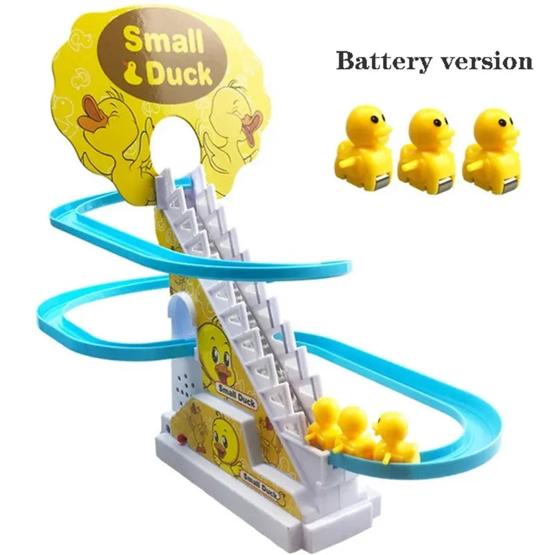 Funny Duck Climbing Stairs Track