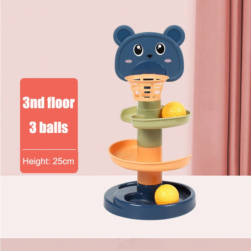 Sliding Rolling Ball Stack Toy