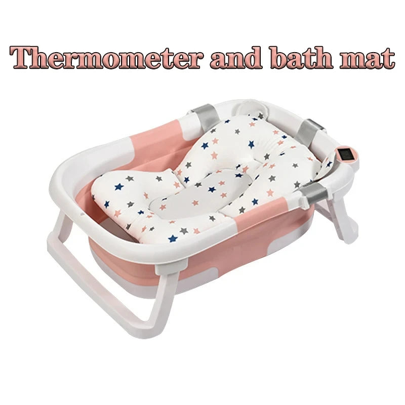 Real-Time Temperature Silicone Baby Bath Tub