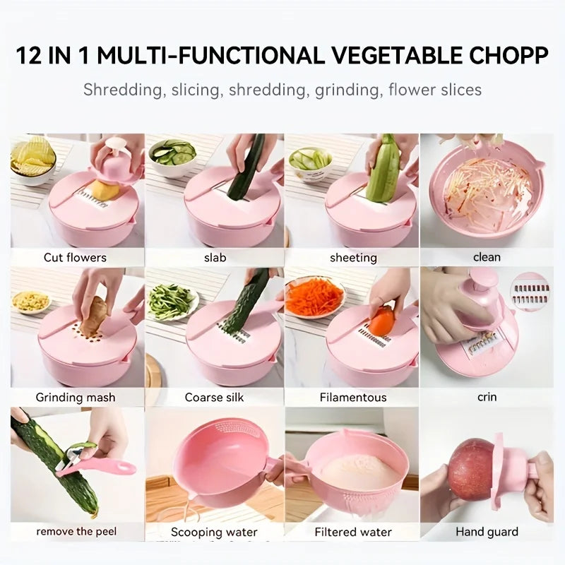 Multi-Functional Vegetable Chopper and Slicer