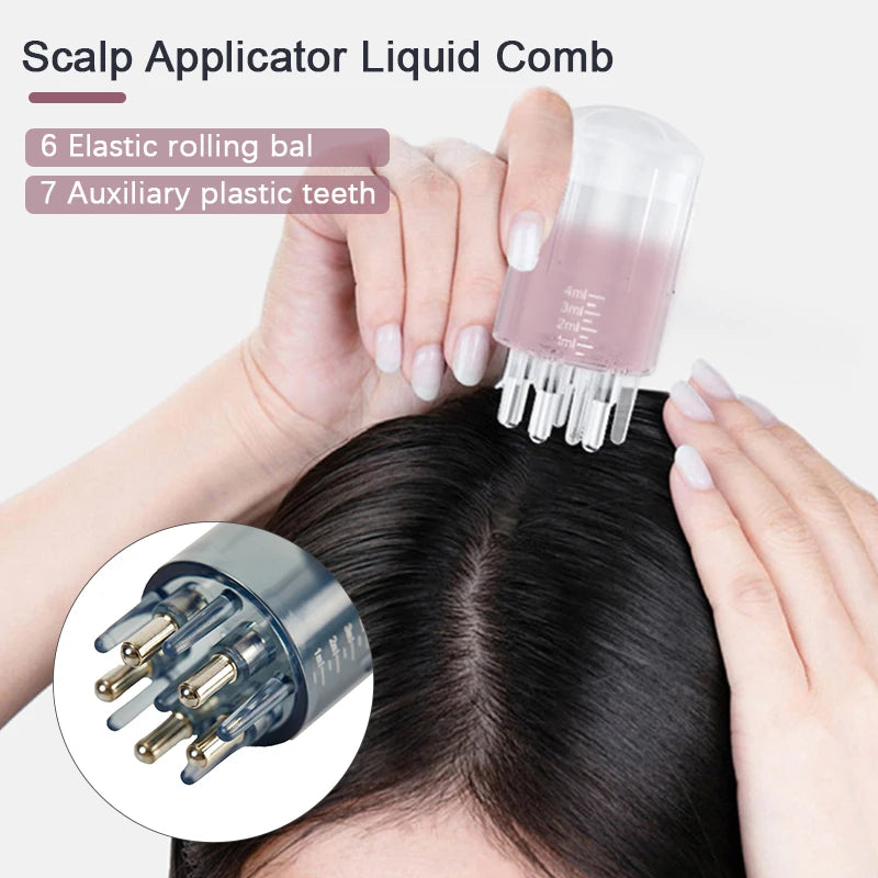 Applicator Liquid Comb For Hair Growth