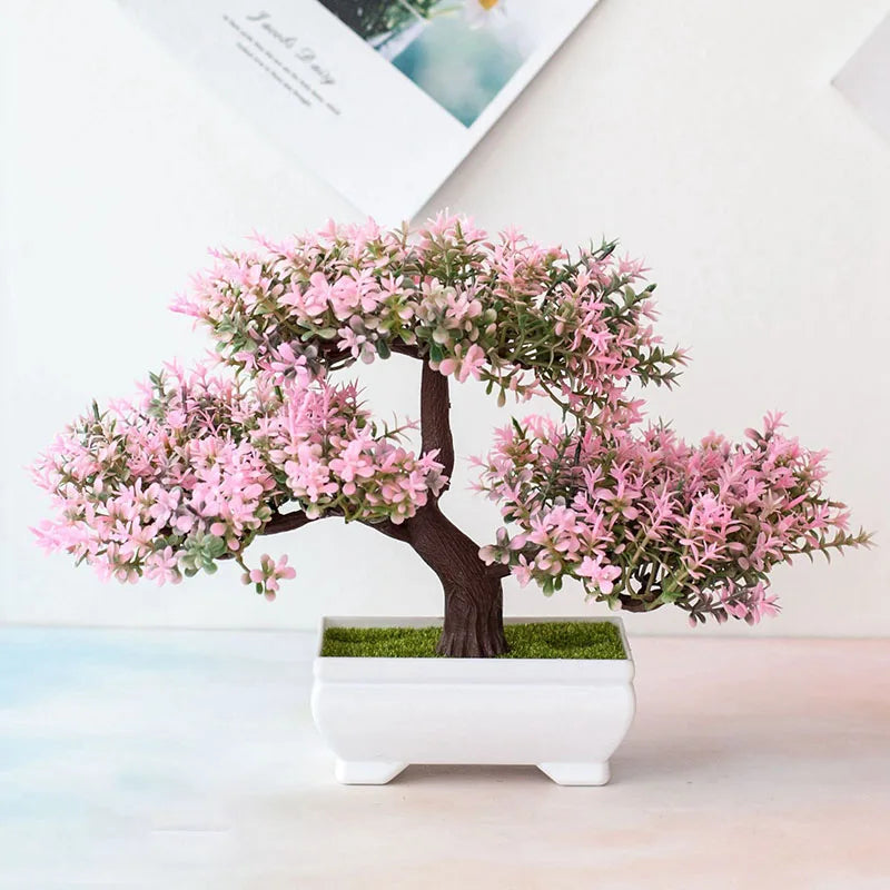 Bonsai Small Tree Pot Fake Plant