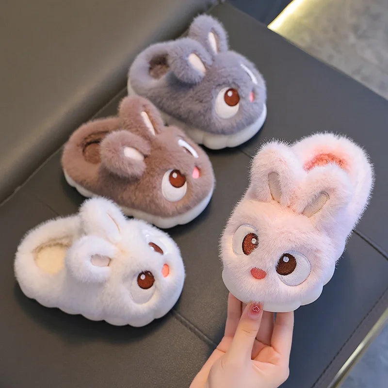 Kids Bunny Winter Slippers