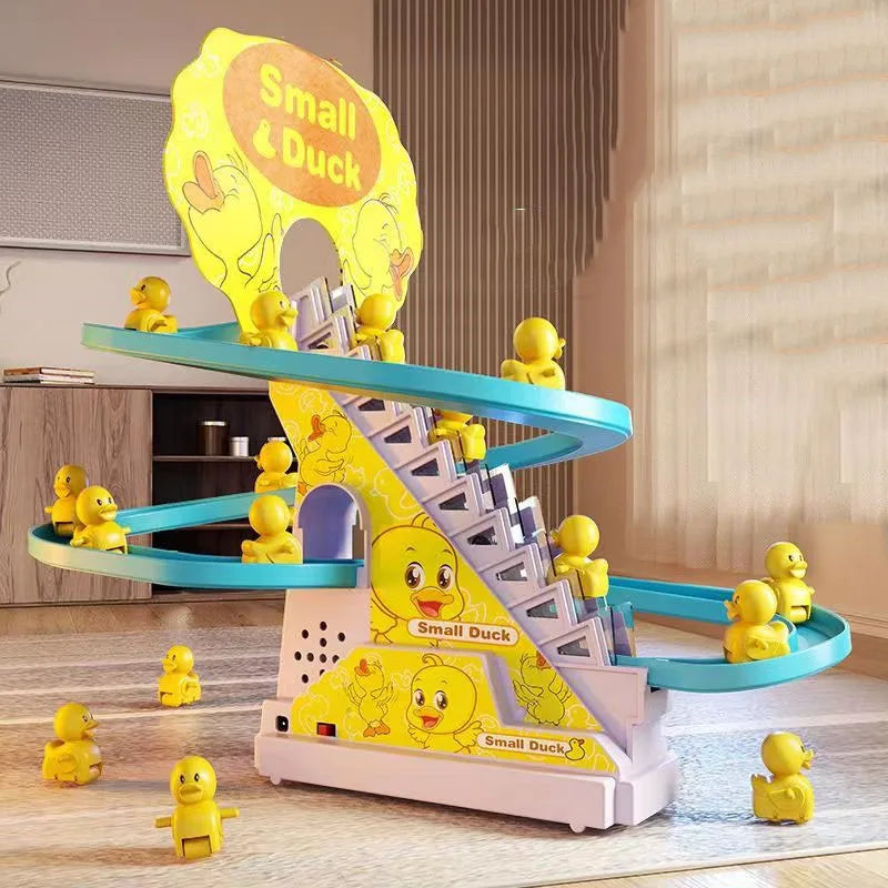 Funny Duck Climbing Stairs Track