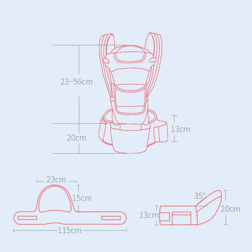 Ergonomic Baby Carrier Backpack