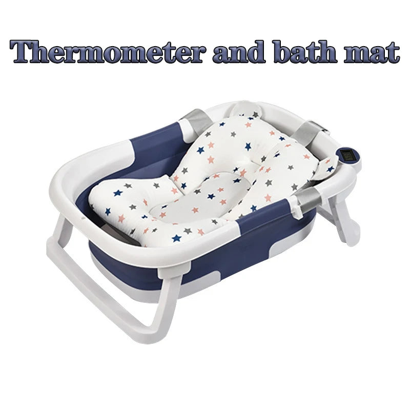 Real-Time Temperature Silicone Baby Bath Tub