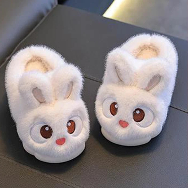 Kids Bunny Winter Slippers