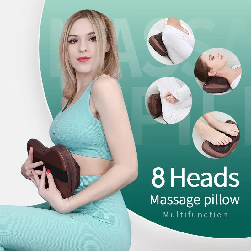 Electric Multifunctional Shiatsu Massage Pillow