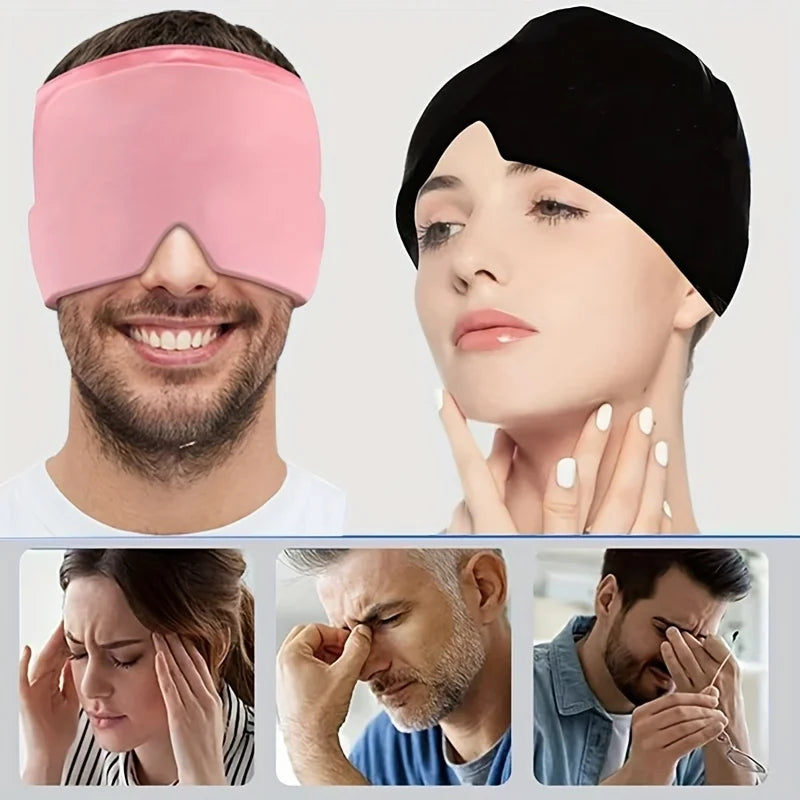 Gel Cold Hot Head Cap Head Wrap Face Mask