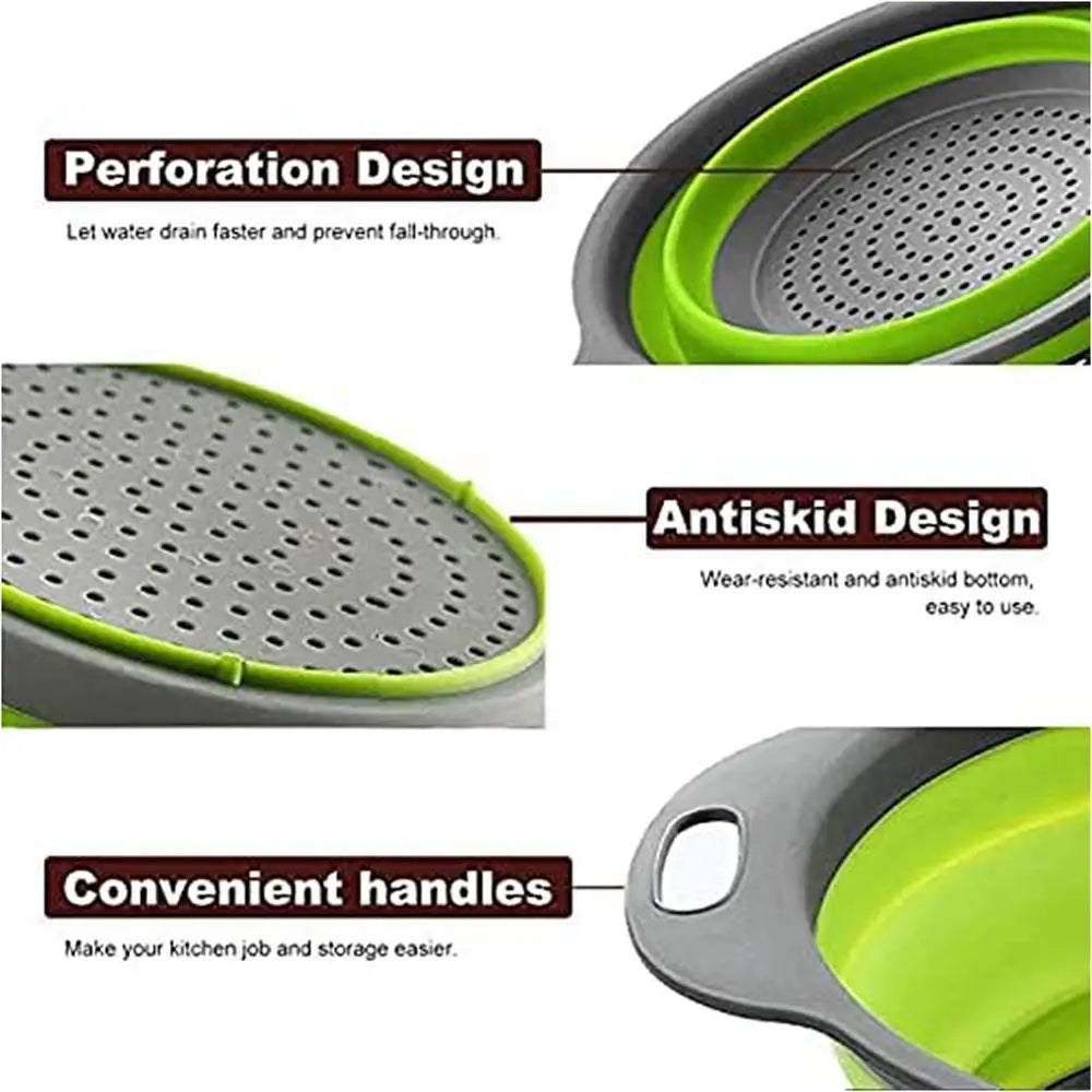 Kitchen Fruit Vegetable Washing Basket Strainer