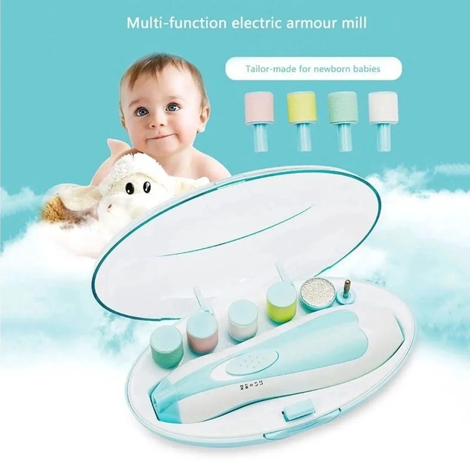 Electric Baby Nail Trimmer &amp; Sharpener