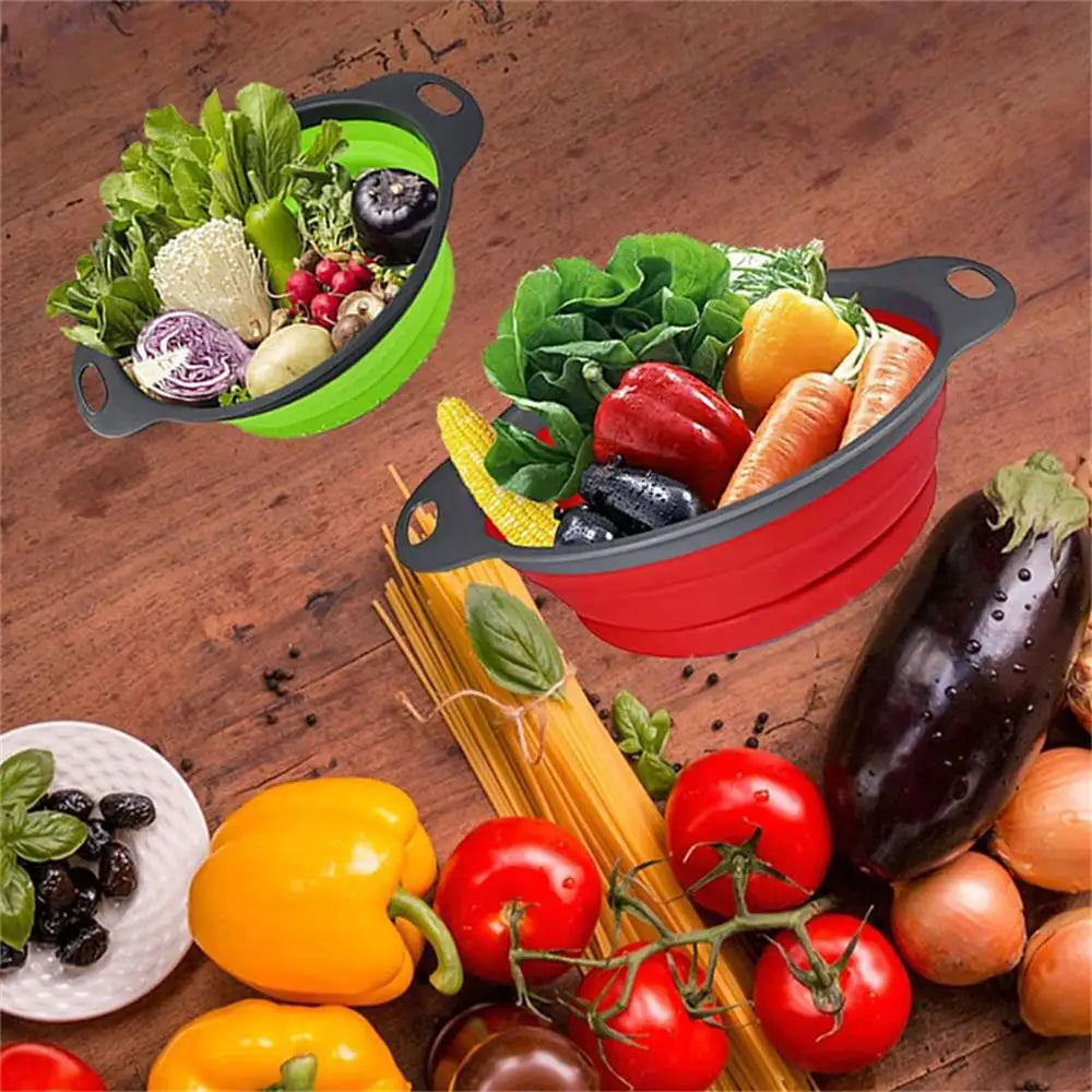 Kitchen Fruit Vegetable Washing Basket Strainer