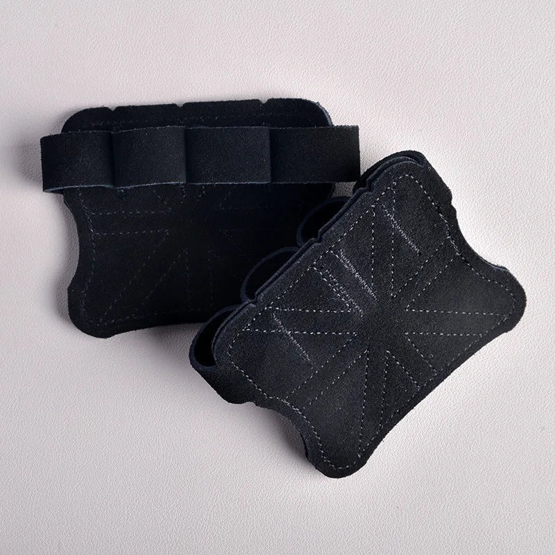 Leather Weight Lifting Training Gloves