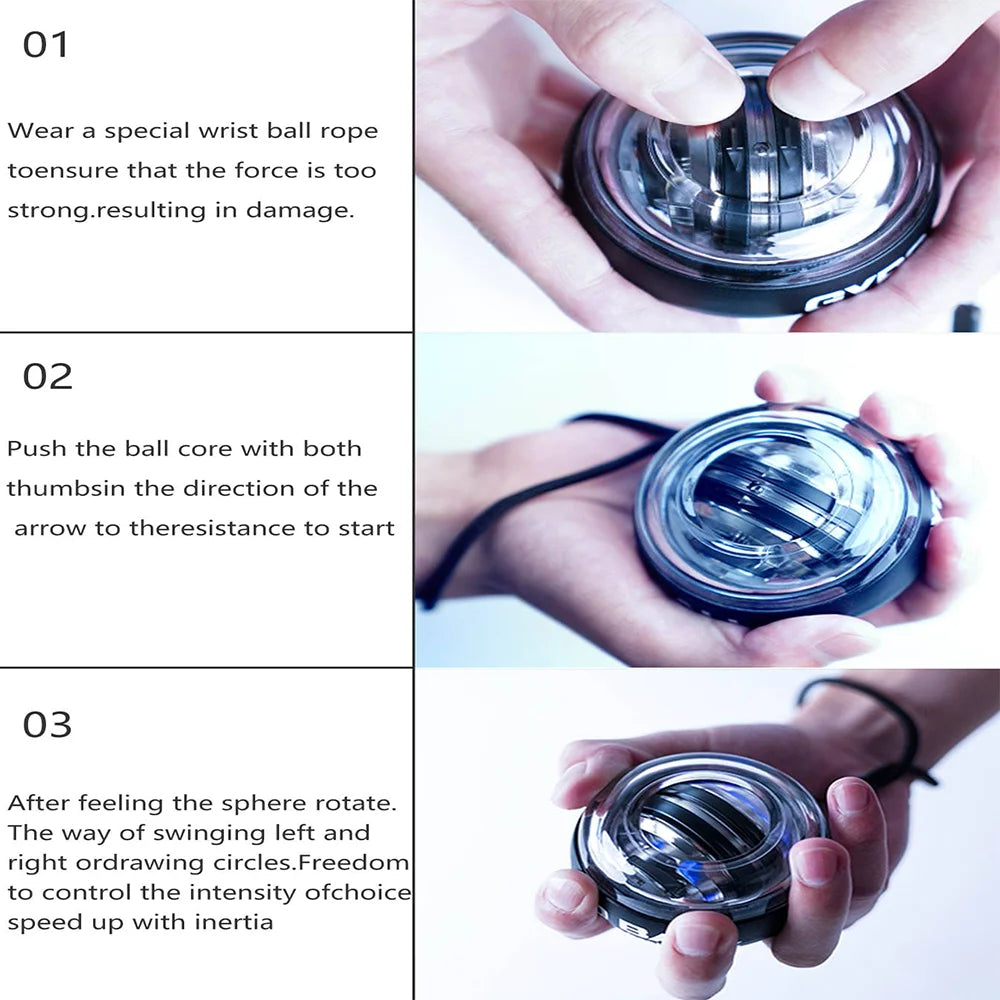 Wrist Strength Ball Alloy Steel Massage