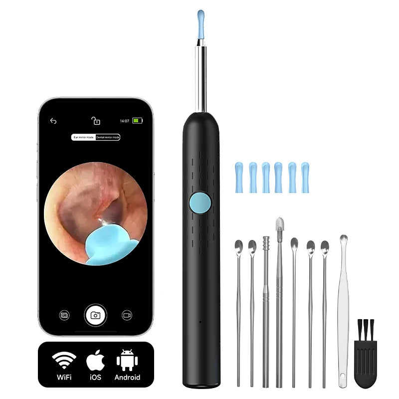 Otoscope Ear Sticks HD1080P 4.2MM Mini Camera