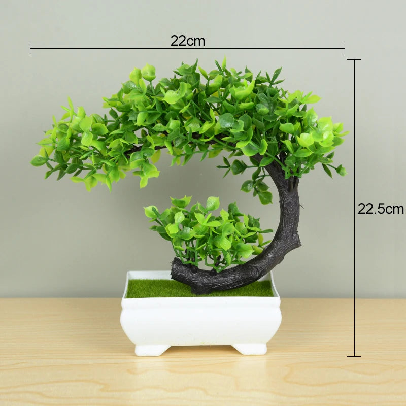 Bonsai Small Tree Pot Fake Plant