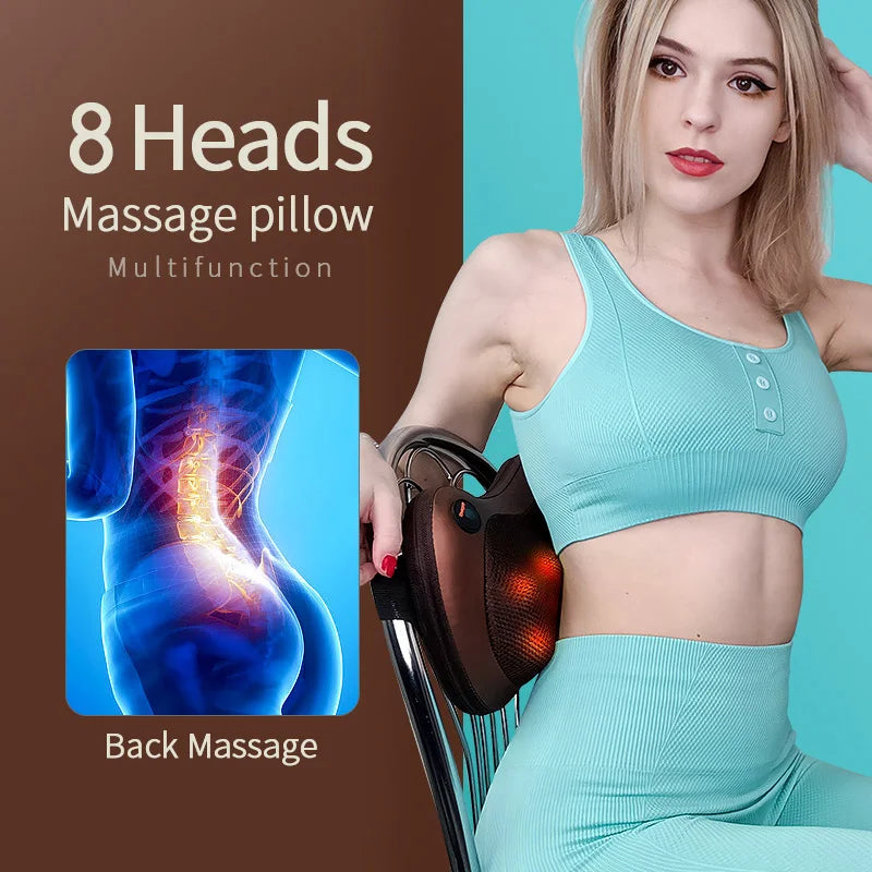 Electric Multifunctional Shiatsu Massage Pillow