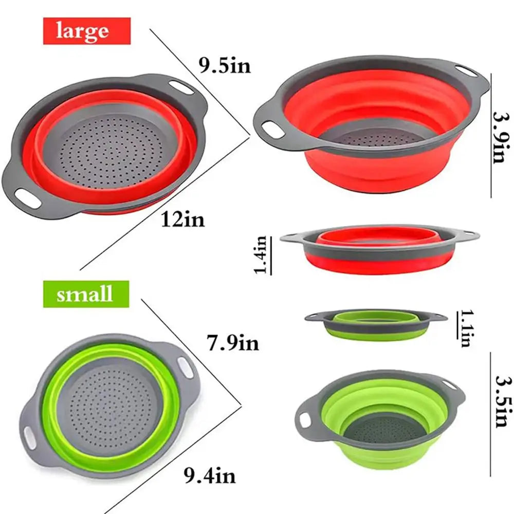 Kitchen Fruit Vegetable Washing Basket Strainer