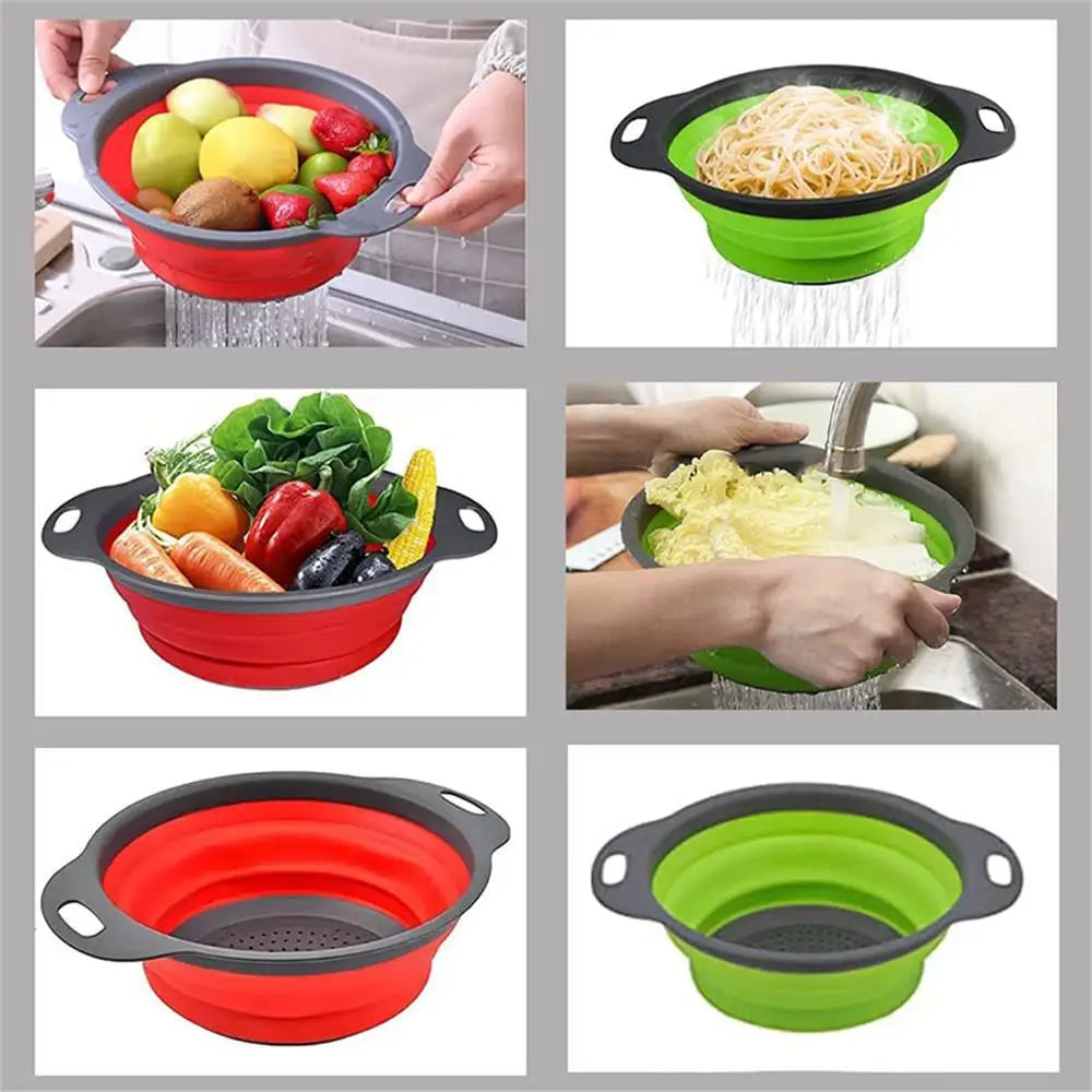 Kitchen Fruit Vegetable Washing Basket Strainer