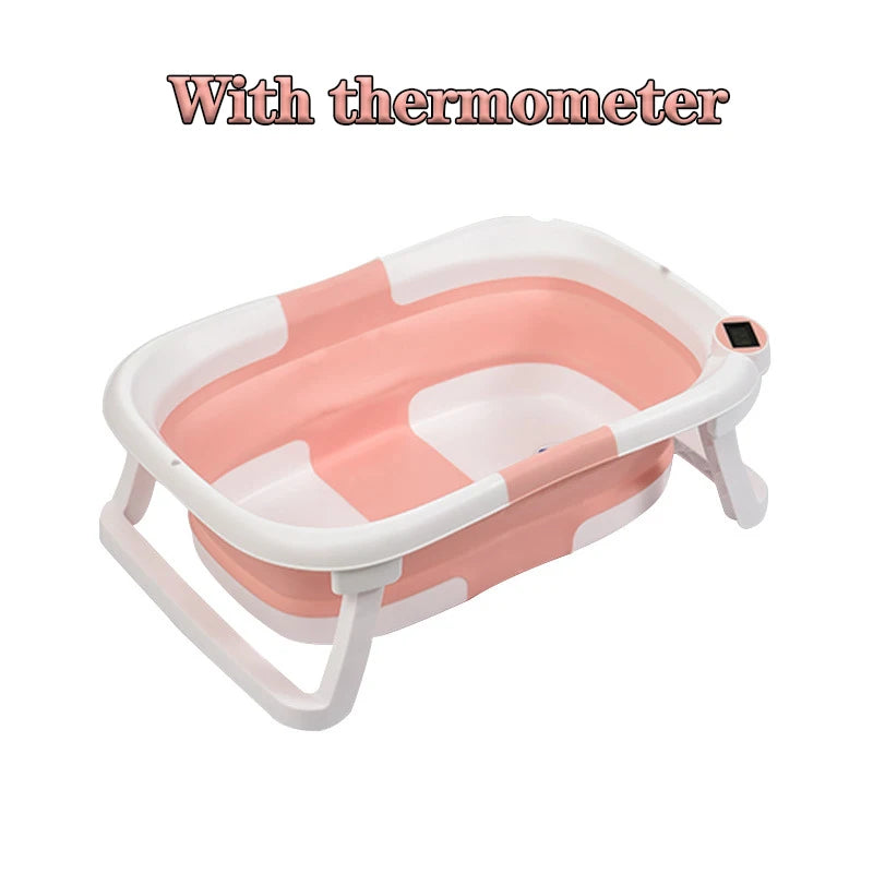 Real-Time Temperature Silicone Baby Bath Tub