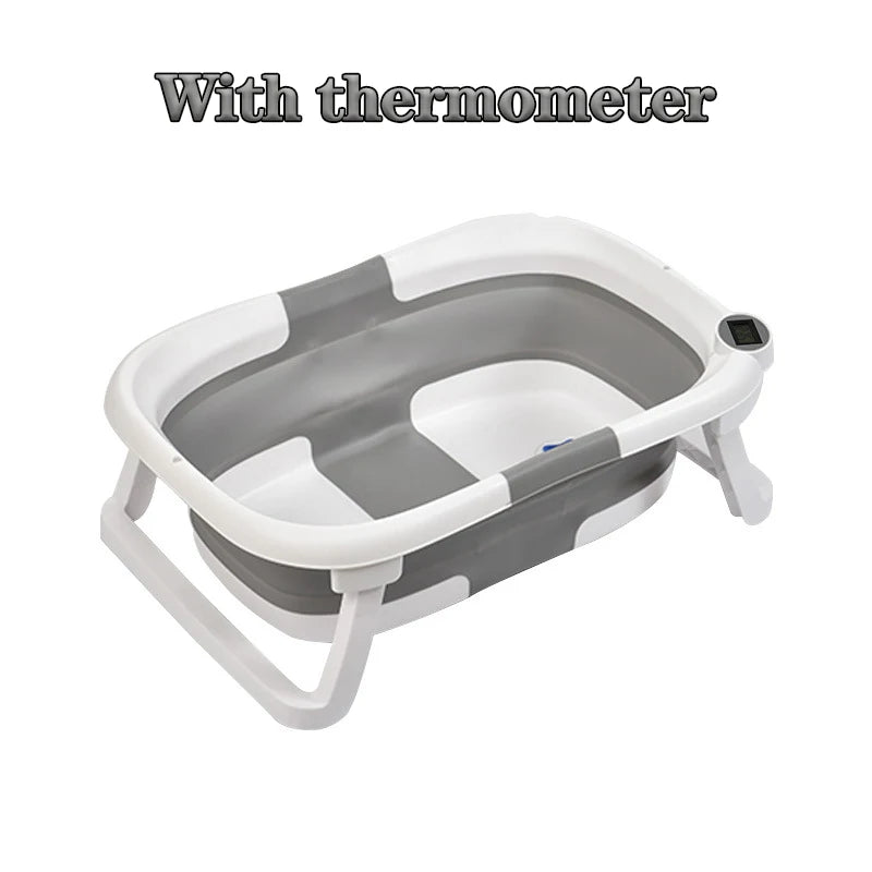 Real-Time Temperature Silicone Baby Bath Tub