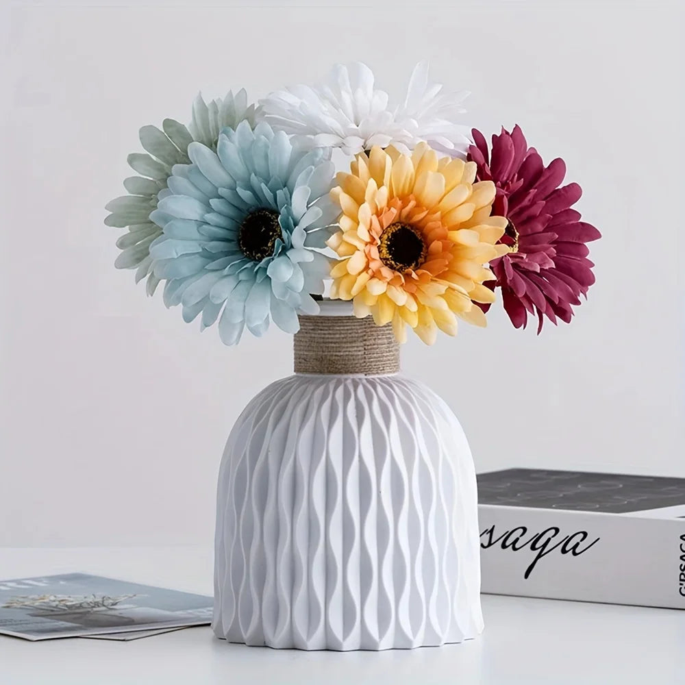 Water Ripple Plastic Vase Wave Flower Pot Arrangement