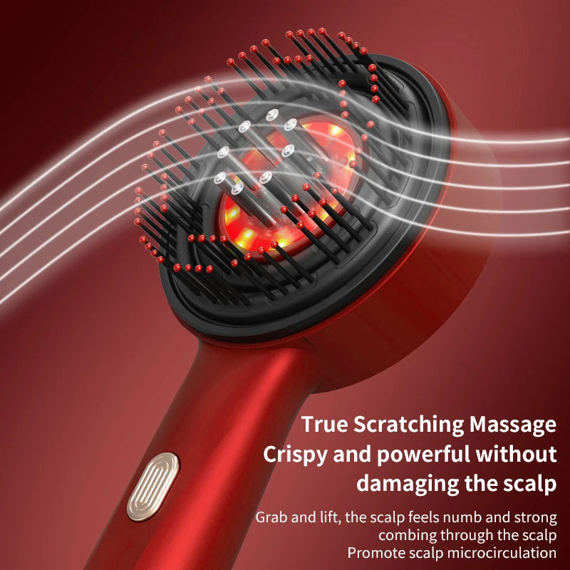 Electric Hair Regrowth Brush with Infrared Light Machine