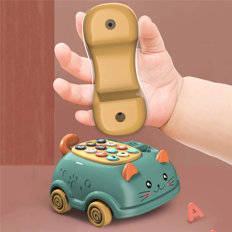 Montessori Musical Piano Phone Toys for Babies