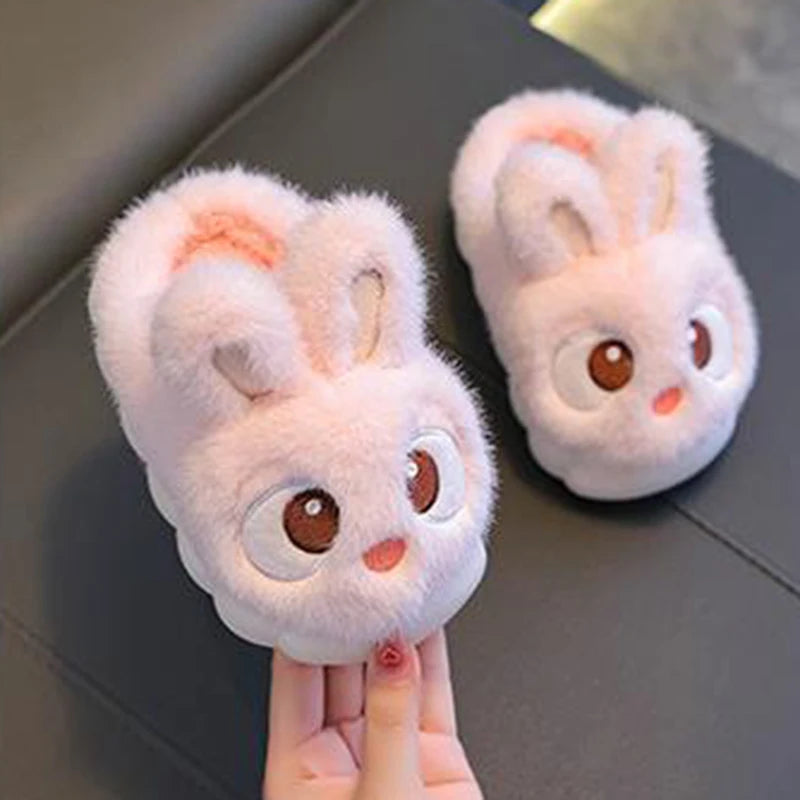 Kids Bunny Winter Slippers