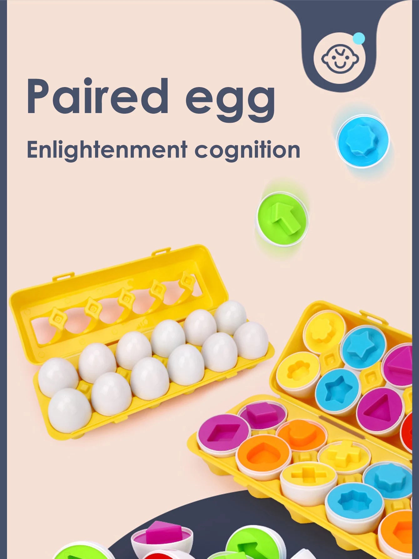 Children's Shape Egg Pairing Toy