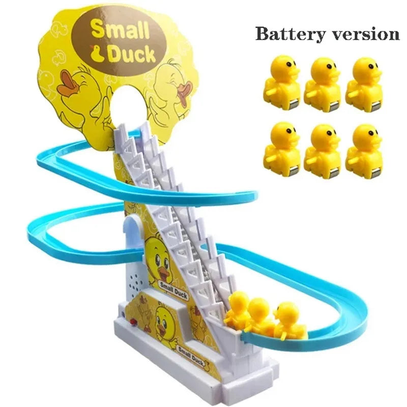 Funny Duck Climbing Stairs Track